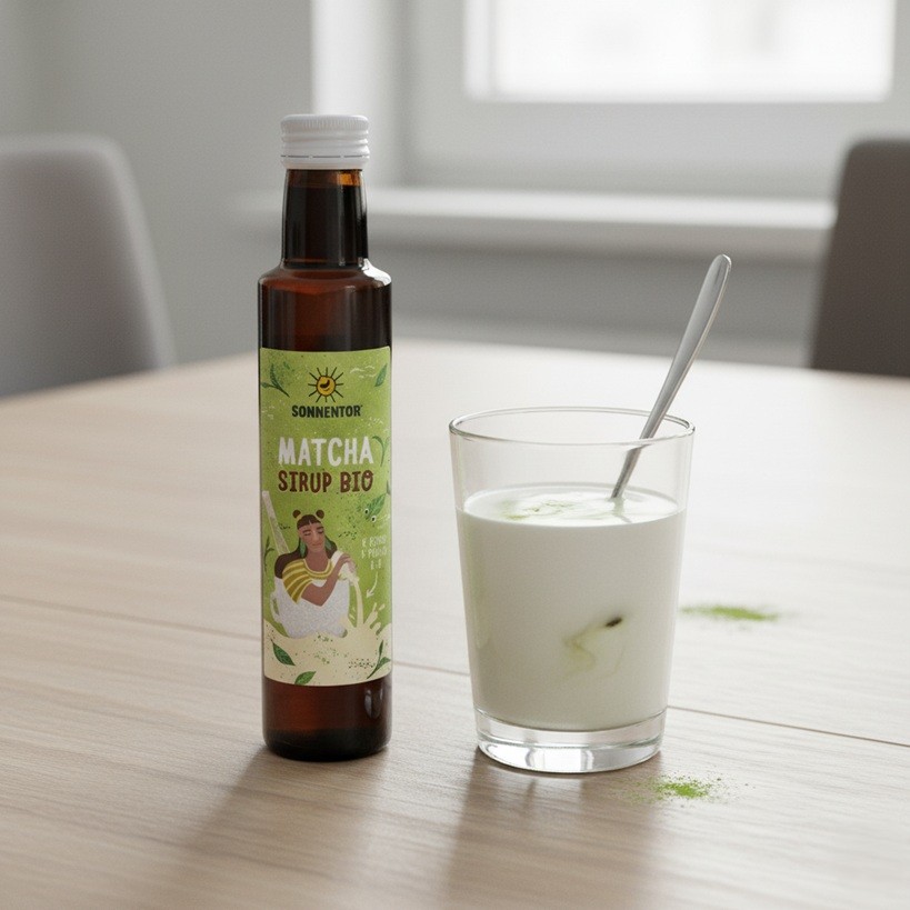 Matcha sirup – prírodný zdroj energie s obsahom kofeínu