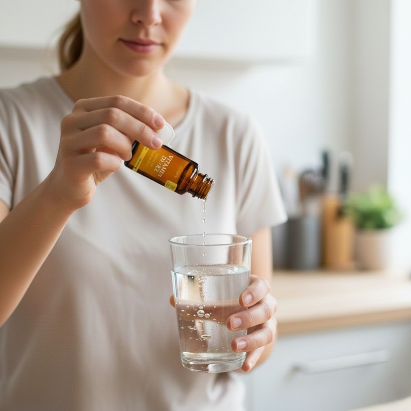 Synergia vitamínu D3 a K2
