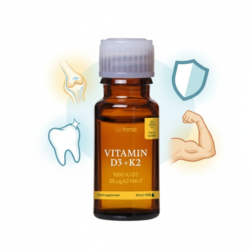 Prírodné zloženie D3 + K2