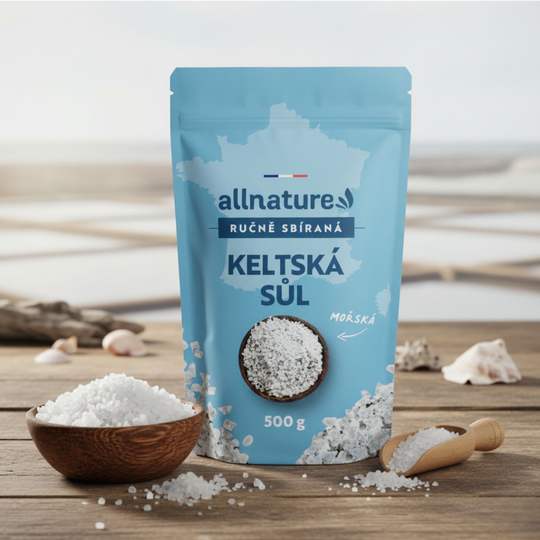 Allnature Keltská soľ 500 g