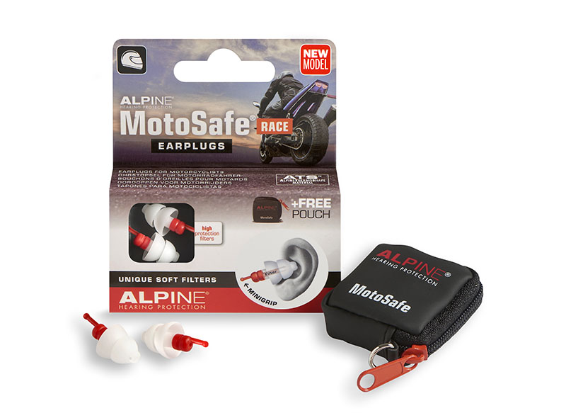 Alpine MotoSafe Race špunty do uší pre motorkárov