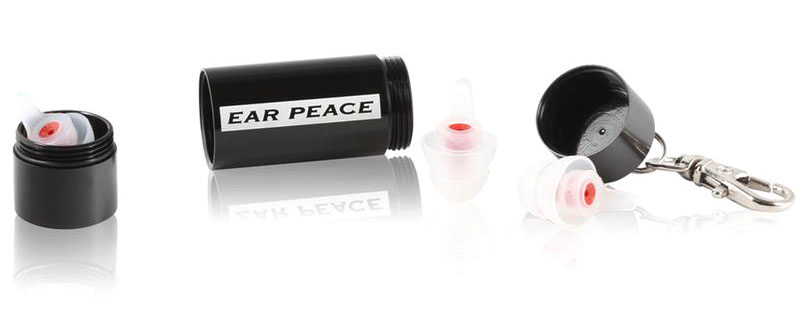 EarPeace HD Průhledné špunty do uší pro muzikanty Černé pouzdro 3