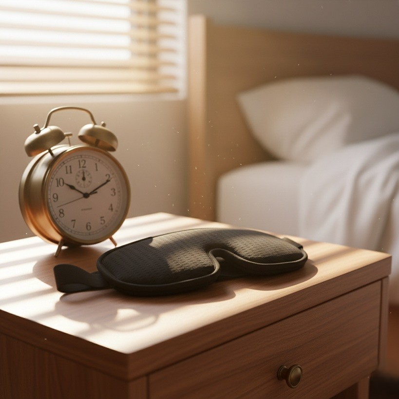 priedušná maska Dark Veil z pamäťovej peny