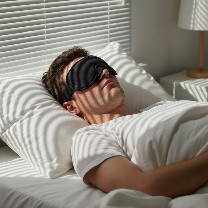 nastaviteľná maska na oči Dark Veil