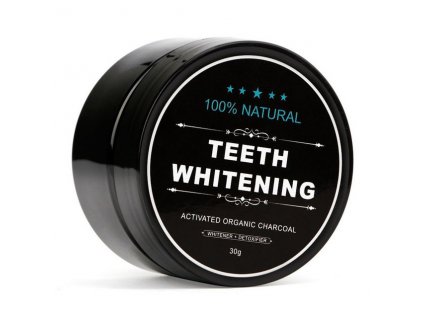 Bělící zubní pudr Charcoal 30g Teeth whitening s aktivním uhlím