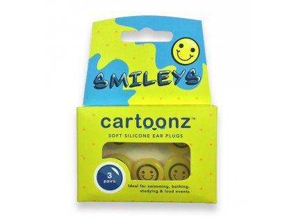 Cartoonz Smileys Silikonové špunty pro děti