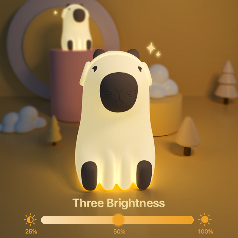 Kapybara lampička s dotykovým ovládáním